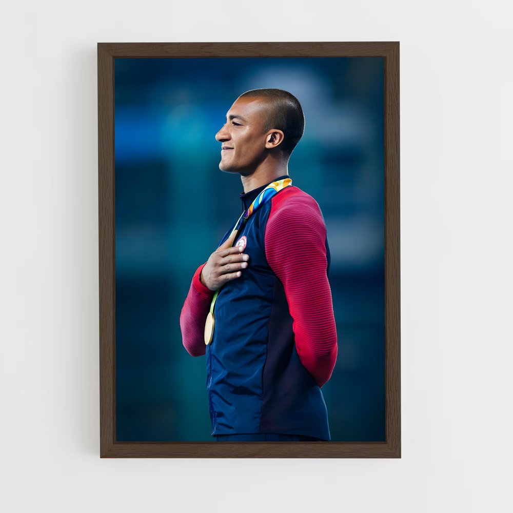 Poster L'Athlète Étoile – affiche Athlétisme (vue 5)